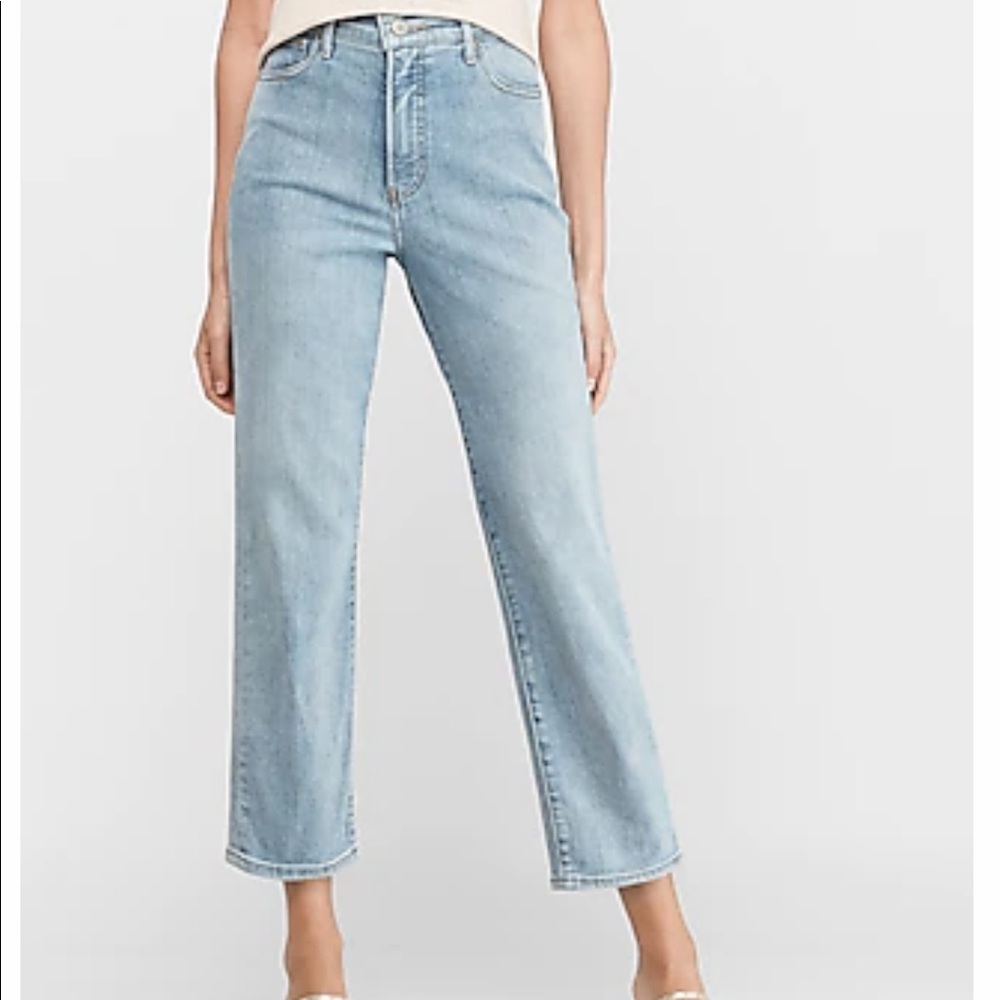 Straight leg jeans